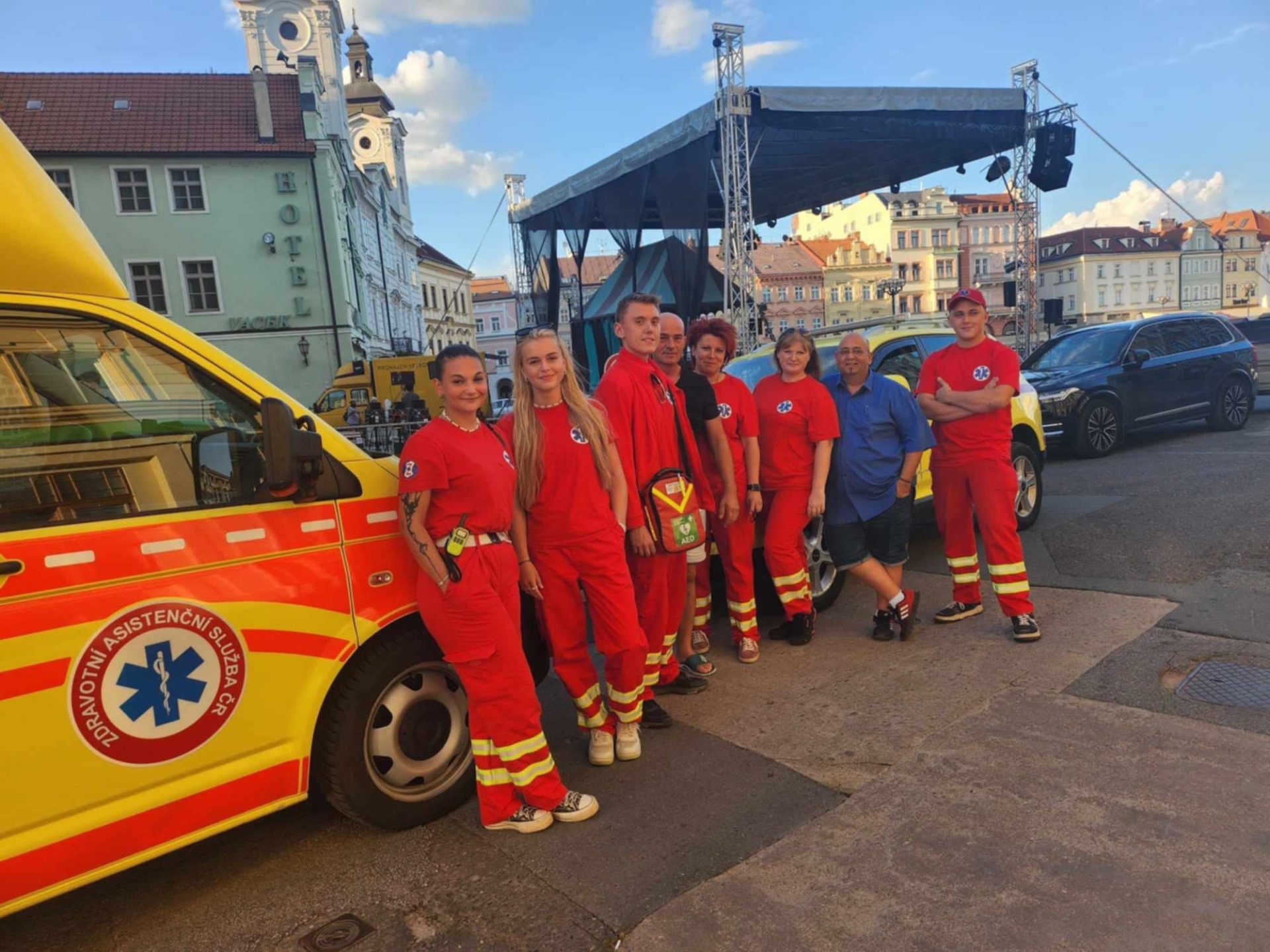 Zdravotní asistence na kulturních a společenských akcích